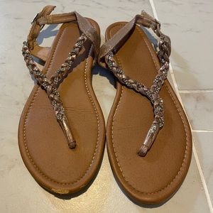 Rose Gold Sandals